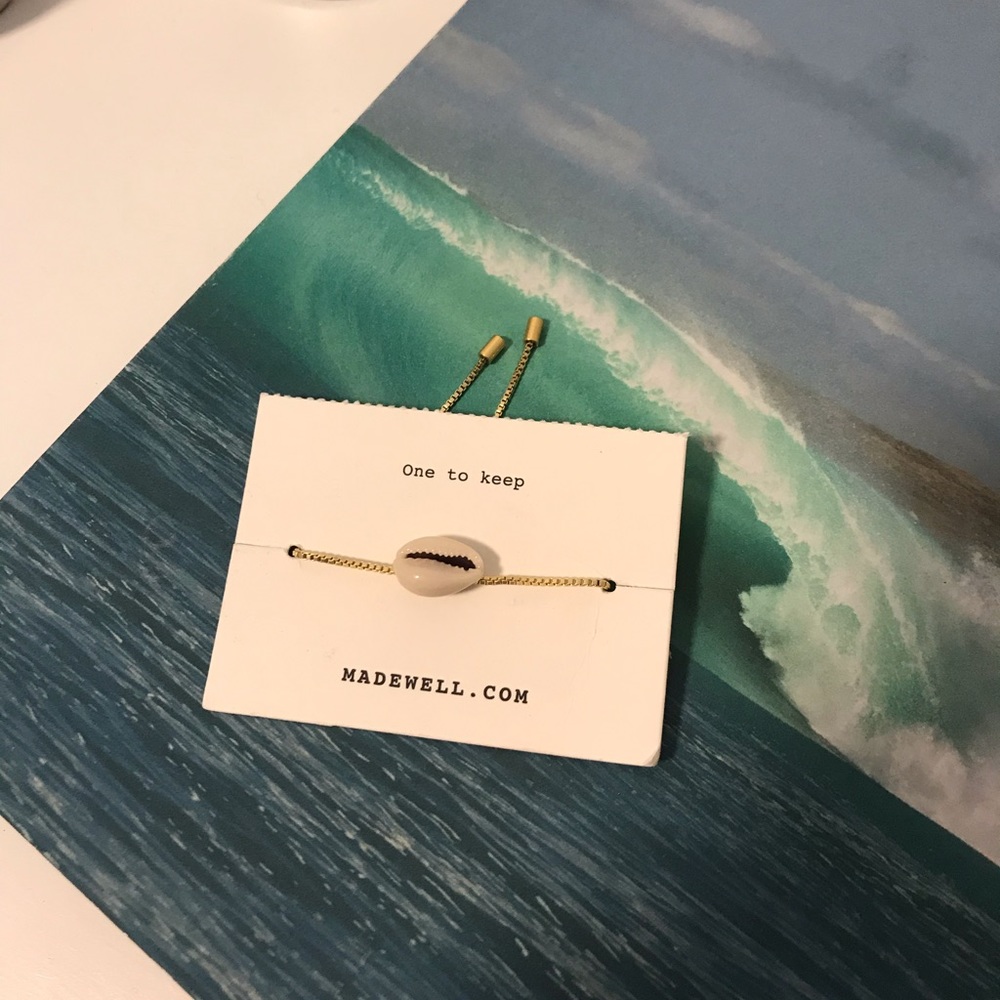 Madewell | adjustable shell bracelet